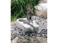 Rottenecker Rund Um Den Teich|Bronze-Figur Flötenspieler Toni