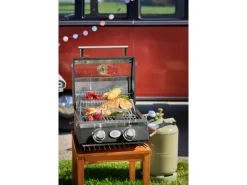 Gasgrill BBQ-Portable Videro G2-P 50 mbar Schwarz*Rösle Best