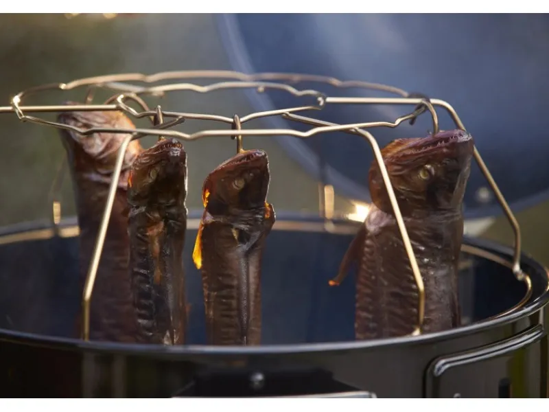 Holzkohlegrill Smoker No.1 F50-S Schwarz 2 x Ø 50 cm*Rösle Discount