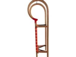 Kinder Rudisport Kinder-Gartengeräte|Rodel aus Holz mit Gurtsitz 95 cm