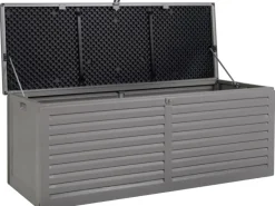 Balkonmöbel|Outdoor-Spielzeug|Salango Kunststoff-Aufbewahrungsbox 143,5 cm x 53,4 cm x 56,8 cm