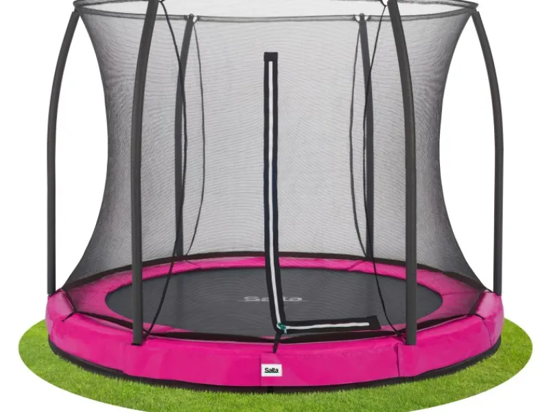 Trampolin Comfort Edition Ground ø 251 cm Pink*Salta Hot