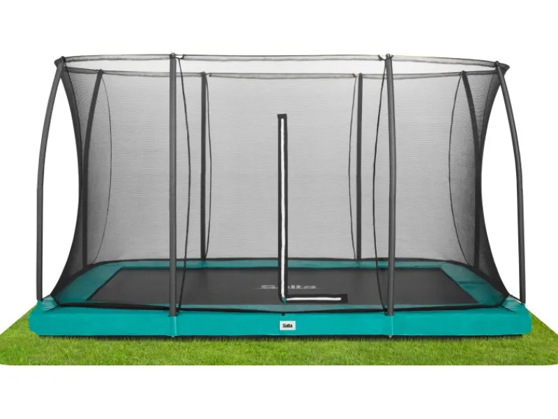 Trampolin Comfort Edition Ground 366 cm x 244 cm Grün*Salta Online
