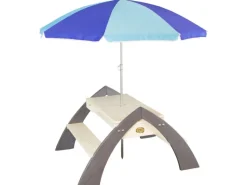 AXI Wasserspielzeug|Sand- und Wassertisch/Picknicktisch Delta (inkl. Sonnenschirm)