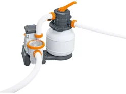 Bestway Pooltechnik|Aufstellpools|Sandfilteranlage mit Zeitschaltuhr EU 6.056 l/h 230 W