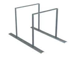 Motorroller|Schake Fahrradanlehnbügel-Reihenanlage für 2 Einstellplätze Feuerverzinkt