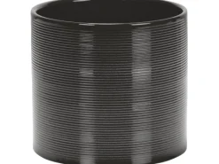 Übertopf 828 Glass Grey Ø 10 cm x 9,1 cm*Scheurich Hot