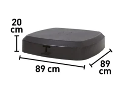 Sonnenschirme|Schirmständer Eurong Anthrazit 150 kg