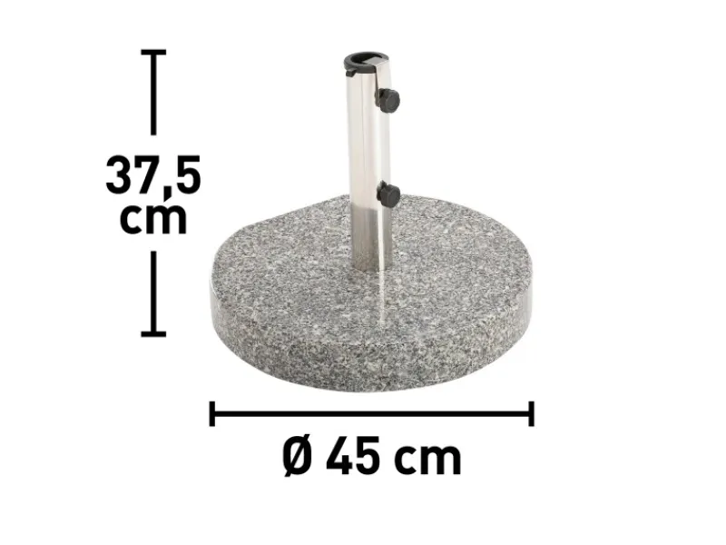 Sonnenschirme|Schirmständer Granada Grau 30 kg
