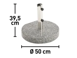 Schirmständer Granada Grau 40 kg* New