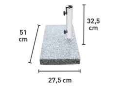 Schirmständer Granada Grau 20 kg* New