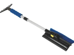 Besen|Schneebesen mit Teleskop-Eiskratzer