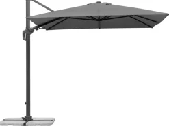 Schneider Schirme Sonnenschirme|Schneider Ampelschirm 350 cm x 260 cm Anthrazit mit Kurbelmechanik