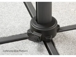 Schneider Schirme Sonnenschirme|Schneider Ampelschirm 350 cm x 260 cm Anthrazit mit Kurbelmechanik