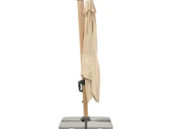 Schneider Ampelschirm 300 cm x 300 cm Natur mit Kurbelmechanik*Schneider Schirme Outlet