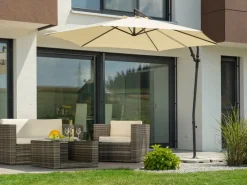 Schneider Ampelschirm Genua mit Kurbelmechanik*Schneider Schirme Outlet