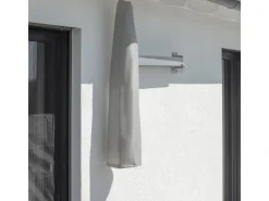 Schneider Ampelschirm Muro Ø 250 cm Silber-Grau mit Handöffner*Schneider Schirme