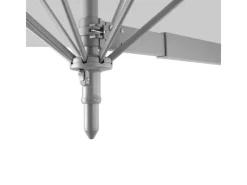 Schneider Ampelschirm Muro Ø 250 cm Silber-Grau mit Handöffner*Schneider Schirme