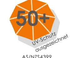 Schneider Ampelschirm Muro Ø 250 cm Silber-Grau mit Handöffner*Schneider Schirme