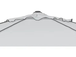 Schneider Marktschirm Ø 300 cm Silbergrau mit Kurbelmechanik*Schneider Schirme Outlet