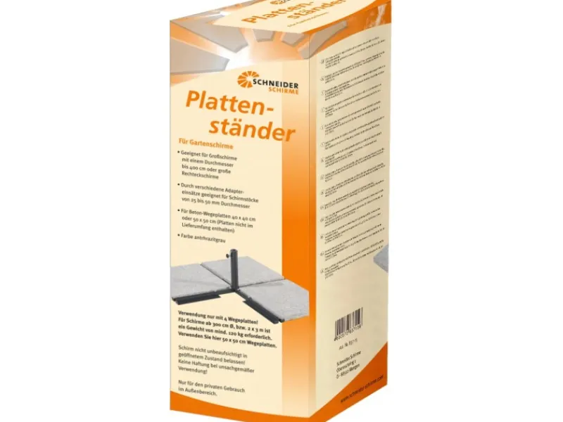 Schneider Plattenständer für Sonnenschirme*Schneider Schirme Online