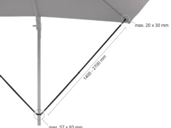 Schneider Schirme Sonnenschirme|Schneider Windsicherung für Ampelschirme