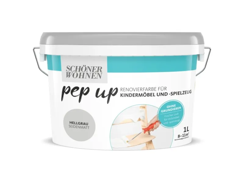 Schöner Wohnen Renovierfarbe Pep Up für Kindermöbel und Spielzeug 1 l*SCHÖNER WOHNEN-Farbe Sale