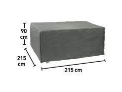 Schutzhüllen|Lounge-Gartenmöbel|Schutzhülle für Loungemöbel 215 cm x 215 cm x 90 cm, mit Reißverschlüssen