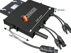 Solaranlage 800 W mit 2 Monokristallinen 500 Wp Full Black Module*Schwaiger Discount