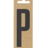 Folien-Buchstabe "P" Selbstklebend 100 mm*Seilflechter New