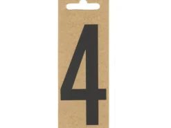 Folien-Zahl "4" Selbstklebend 100 mm*Seilflechter Outlet