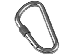 Seilflechter Bootssport|Sportgeräte|Niro-Karabiner 10 x 115 mm