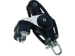 Seilflechter Bootssport|Violinenblock für 8 mm Schot mit Wirbel Schotklemme und Kugellager