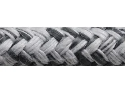 Seilflechter Bootssport|Yachtschot Tornado Super Grip Weiss-Grau Ø 7 mm Meterware