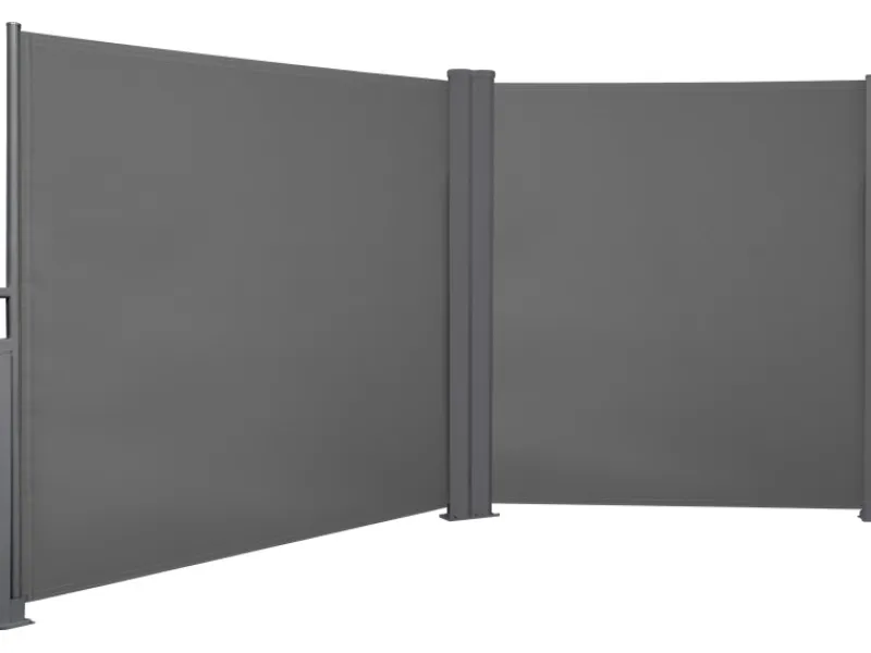 Markisen|Seitenmarkise Cordoba 2-seitig je 3x1,5m Anthrazit