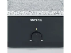 Severin Tischgrills|Raclette-Grill RG 2366 Black Line Lite Naturstein & Grillfläche 1.300 W