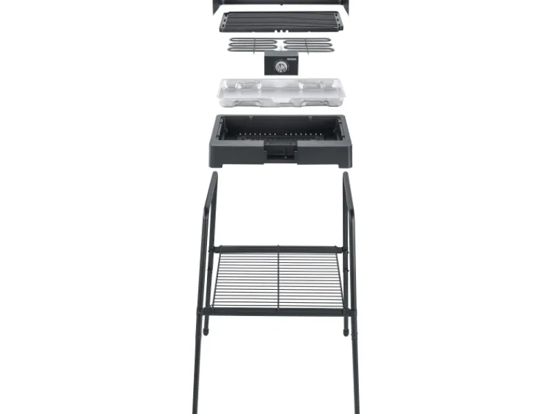 Severin Tischgrills|Elektrogrills|Standgrill PG 8568 mit Gussplatte 2.300 W