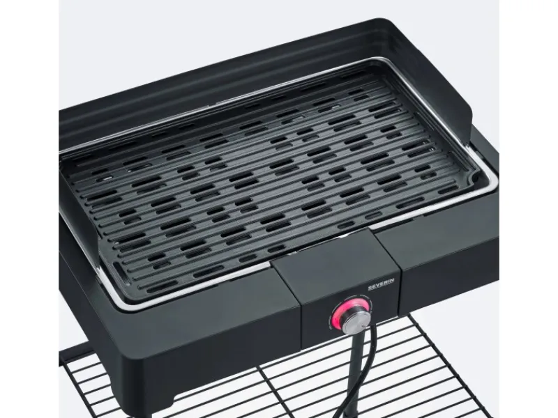 Severin Tischgrills|Elektrogrills|Standgrill PG 8568 mit Gussplatte 2.300 W
