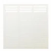 Plus Balkonsichtschutz|Sichtschutzzaun Decora Nadelholz Weiß 180 cm x 180 cm