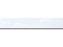 TraumGarten Balkonsichtschutz|Sichtschutzzaun Dekorprofil-Set System Kunstglas matt hoch 30 cm