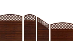 Andrewex Balkonsichtschutz|Sichtschutzzaun Element Bordeaux 180/195 cm x 90 cm