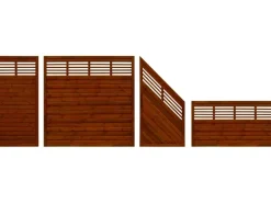 Balkonsichtschutz|Sichtschutzzaun Element Nicea farben 180 cm x 90 cm