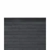 Sichtschutzzaun Klink Nadelholz Schwarz 174 cm x 129 cm*Plus Discount