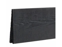 Sichtschutzzaun Klink Nadelholz Schwarz 174 cm x 129 cm*Plus Discount