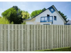 Balkonsichtschutz|Sichtschutzzaun-Element Lüneburg druckimprägniert 180 cm x 180 cm