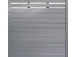 Sichtschutzzaun-Element Typ 139 180 cm x 180 cm Basaltgrau*BM Massivholz Online