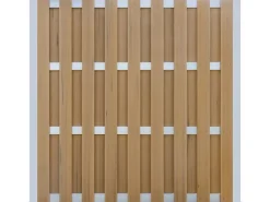 Sichtschutzzaun-Element WPC Aluminium farben 180 cm x 180 cm* Best
