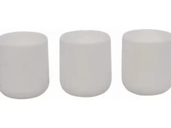 Sieger Weitere Gartenmöbel|Fußkappen-Set 3er Weiß Ø 25 mm