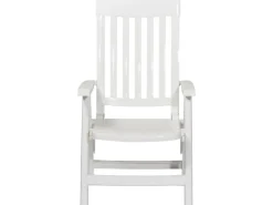 Sieger Balkonmöbel|Klappsessel Palma Weiß 67 cm x 62 cm x 105 cm