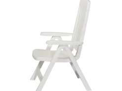 Sieger Balkonmöbel|Klappsessel Palma Weiß 67 cm x 62 cm x 105 cm